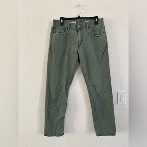 GAP Olive Green Straight-Leg Pants